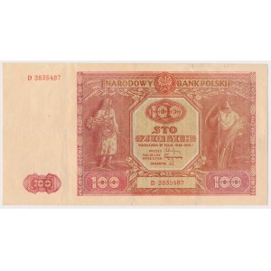 100 złotych 1946 - mała litera