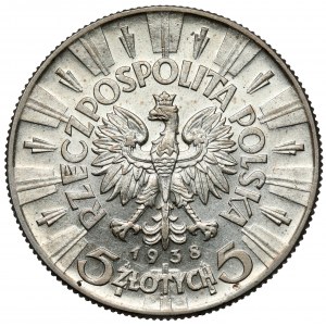 Piłsudski 5 złotych 1938