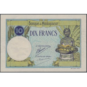 Madagascar, 10 Francs (1937-47) - SPECIMEN