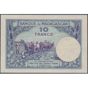 Madagascar, 10 Francs (1937-47) - SPECIMEN