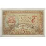 MadagasCar, 5 Francs (1937) - SPECIMEN