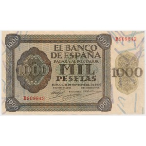 Spain, 1.000 Pesatas 1936