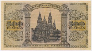 Hiszpania, 500 Pesatas 1938