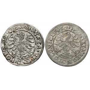 Zygmunt I Stary, Grosze Kraków 1528-1545, zestaw (2szt)