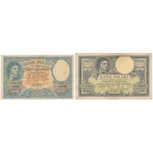 100 i 500 złotych 1919 - zestaw (2szt)