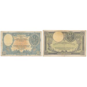 100 i 500 złotych 1919 - zestaw (2szt)