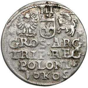 Zygmunt III Waza, Trojak Kraków 1602 - odwrócone 2