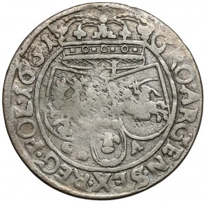 Jan II Kazimierz, Szóstak Lwów 1661 GBA - 2x data