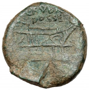 Roman Republic, L. Rubrius Dossenus (87 BC) AE As