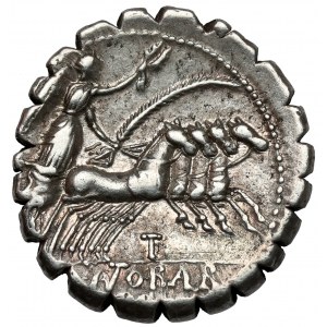 Republika, Q. Antonius Balbus (83 p.n.e.) Denar serratus