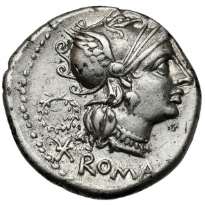 Roman Republic, C. Servilius M.f. (136 BC) AR Denarius