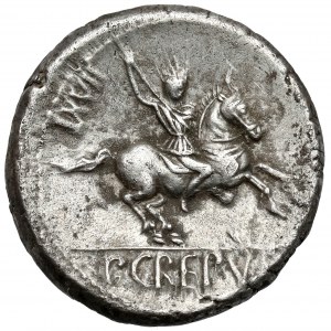 Roman Republic, P. Crepusius (82 BC) AR Denarius