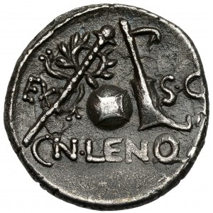 Roman Republic, Cn. Cornelius Lentulus (76-75 BC) AR Denarius
