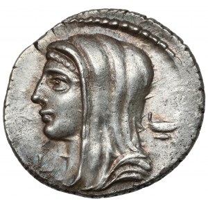Roman Republic, L. Cassius Longinus (63 p.n.e.) AR Denarius
