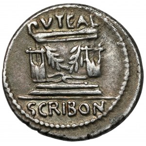 Roman Republic, L. Scribonius Libo (62 p.n.e.) AR Denarius