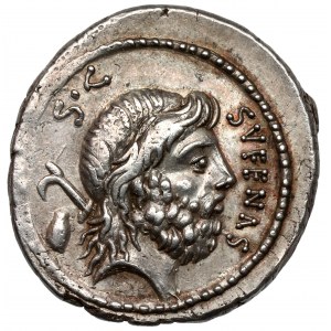 Roman Republic, M. Nonius Sufenas (59 BC) AR Denarius