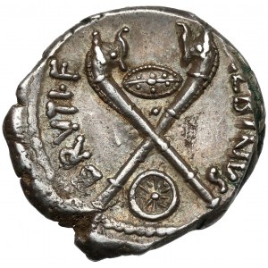 Republika, D. Iunius Brutus Albinus (48 p.n.e.) Denar - ex. Goodman, ex. Andrew McCabe