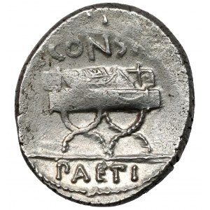 Roman Republic, C. Considius Paetus (46 BC) AR Denarius