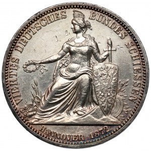 Hannover, Medal 1872 - Zawody Strzeleckie