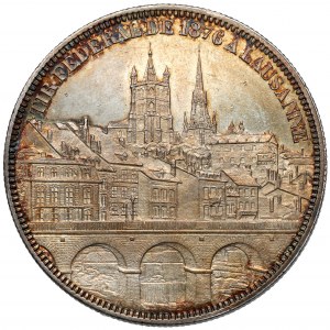 Switzerland, 5 Francs 1876, Lausanne, Shooting Festival
