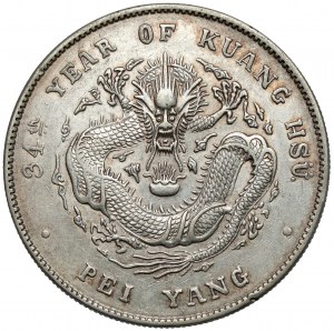 China, Pei Yang, Yuan / Dollar year 34 (1908)