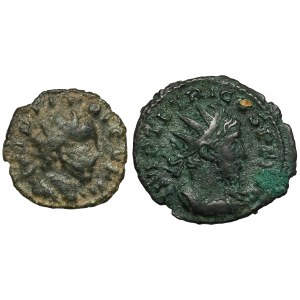 Tetryk I (270-273 n.e.) Antoninian, zestaw (2szt)
