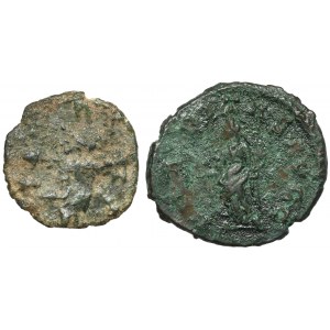 Tetryk I (270-273 n.e.) Antoninian, zestaw (2szt)