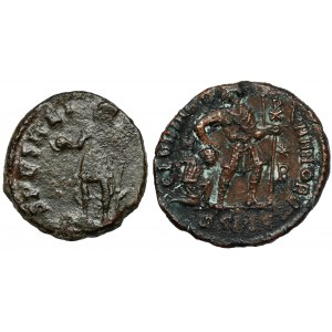 Gratian (367-383 AD) Follis, lot (2pcs)