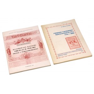 Katalog Obligacji Polski 1782-1918, Moczydłowski i Pieniądz papierowy RP 1794-1866, Kowalski (2szt)