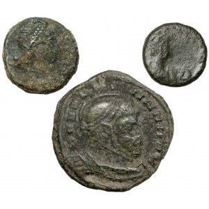 Celtic imitations od roman coins, lot (3pcs)