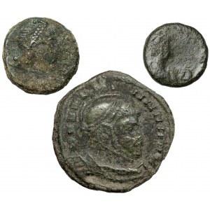 Celtyckie naśladownictwa monet rzymskich, zestaw (3szt)