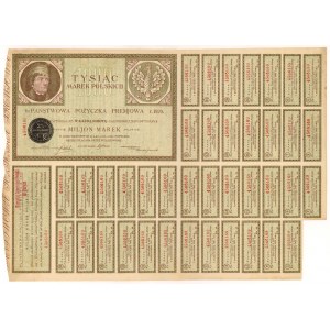 Państwowa Pożyczka Premjowa, Obligacja na 1.000 mkp 1920