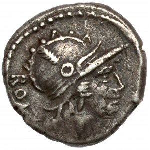 Roman Republic, T. Carisius (46 BC) AR Denarius