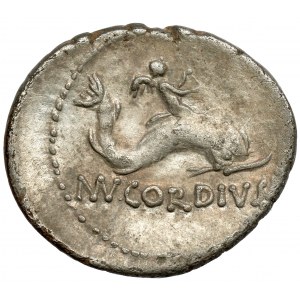 Roman Republic, Mn. Cordius Rufus (46 BC) AR Denarius