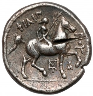 Grecja, Macedonia, Filip II (357-336 p.n.e.) Tetradrachma, Amfipolis