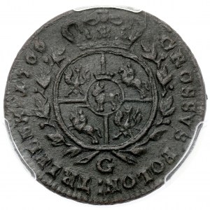 Poniatowski, Trojak 1766-G, Kraków