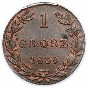 1 grosz 1839 MW, Warszawa - menniczy