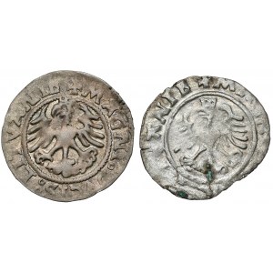 Zygmunt I Stary, Półgrosz Wilno 1523-1626, zestaw (2szt)