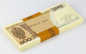 Paczka bankowa 500 złotych 1982 - GC