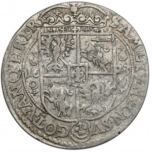 Zygmunt III Waza, Ort Bydgoszcz 1623 - typ V - 3 krzyżyki w koronie