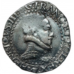 Henryk Walezy, 1/2 franka (demi franc) 1587, La Rochelle