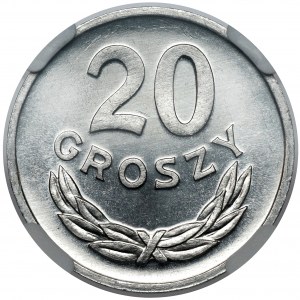 20 groszy 1976 - cyfry mniejsze