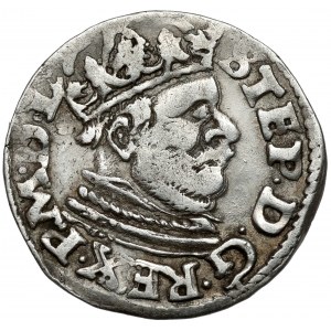 Stefan Batory, Trojak Poznań 1585 - mała głowa