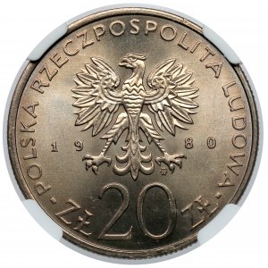 20 złotych 1980 XXII Olimpiada - biegacz