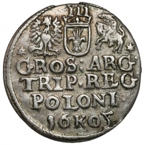 Zygmunt III Waza, Trojak Kraków 1605 - bez belki