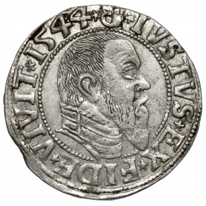 Prusy, Albrecht Hohenzollern, Grosz Królewiec 1544 - wąska broda