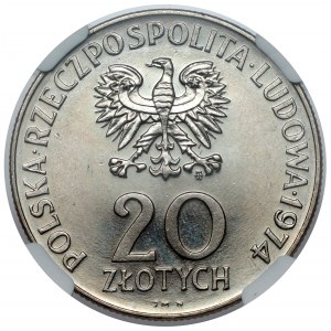 20 złotych 1974 XXV lat RWPG