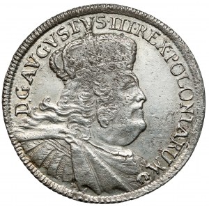 August III Sas, Dwuzłotówka Lipsk 1753 - 8 GR