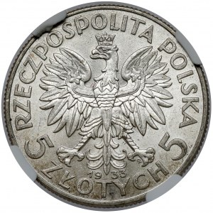 Głowa Kobiety 5 złotych 1933