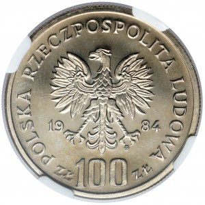 100 złotych 1984, 40 lat PRL - PROOF LIKE